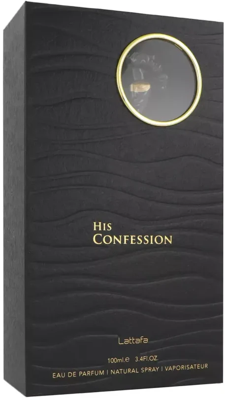 Lattafa His Confession EDP parfumuotas vanduo vyrams, 100 ml