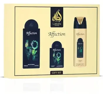 Lattafa Pride Affection EDP rinkinys unisex (EDP 100 ml + EDP 20 ml + Dezodorantas 200 ml)
