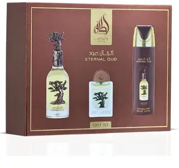 Set Lattafa Eternal Oud EDP 100ml + EDP 20ml + Dezodorantas 200ml