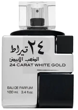 Unisex kvepalai Lattafa 24 Carat White Gold EDP, 100 ml