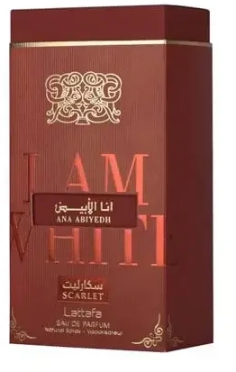 Lattafa Ana Abiyedh Scarlet EDP parfumuotas vanduo unisex, 60 ml