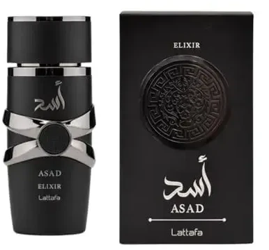 Lattafa Asad Eliksyras EDP parfumuotas vanduo vyrams, 100 ml