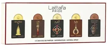 „Lattafa Pride Collection N4“ rinkinys, EDP 5 vnt., 20 ml