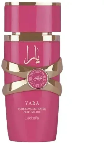 Lattafa Yara Candy Concentrated Perfume Oil CPO aliejiniai kvepalai moterims, 20 ml