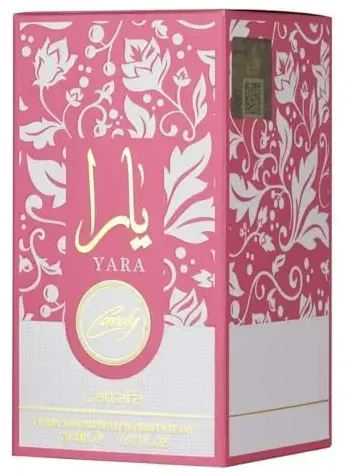Lattafa Yara Candy Concentrated Perfume Oil CPO aliejiniai kvepalai moterims, 20 ml
