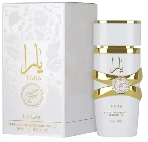 Lattafa Yara Moi Pure Concentrated Perfume Oil CPO aliejiniai kvepalai moterims, 20 ml