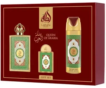 Set Lattafa Queen Of Arabia EDP 100ml + EDP 20ml + Dezodorantas 200ml