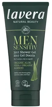 Lavera Men Sensitive 3v1 Dušo želė - Pánský sprchový gel 200ml