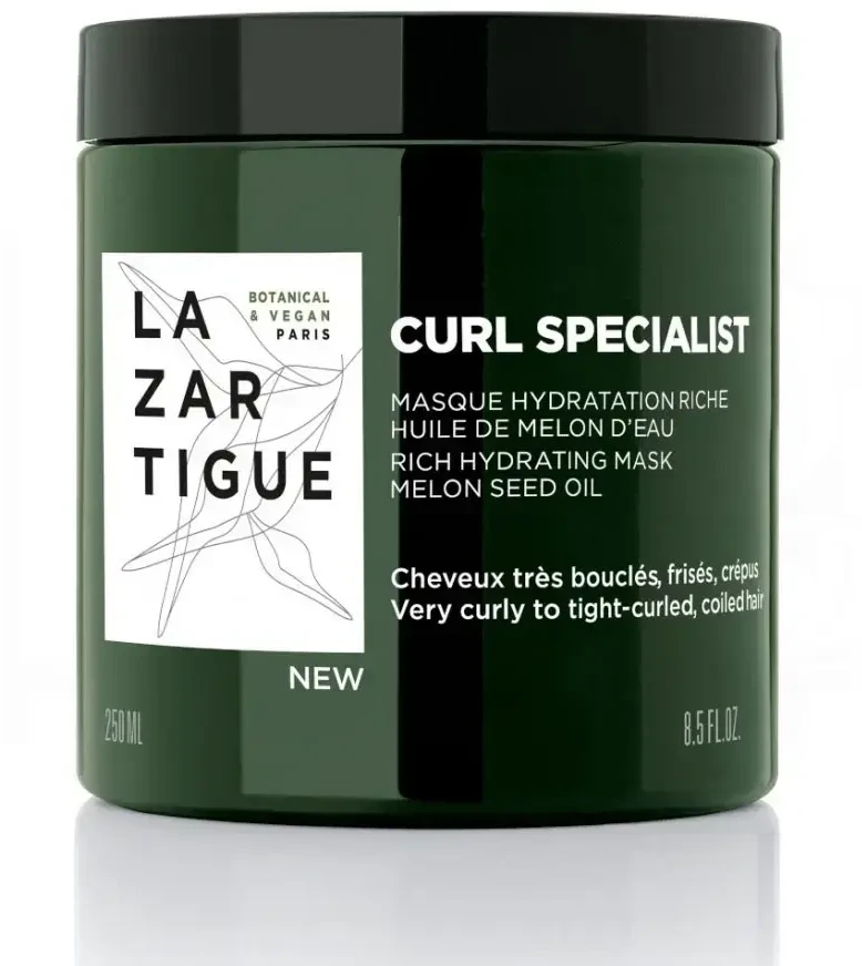 Lazartigue Curl Specialist plaukų kaukė „Kreminis“ drėkinamoji, 250 ml