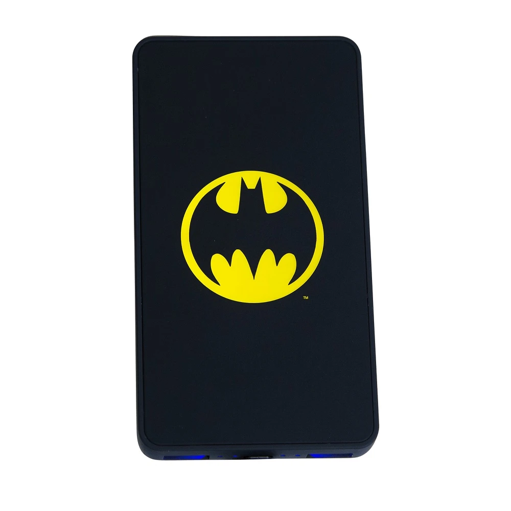 Dėklas Lazerbuilt Batman power bank 6000 mAh šviesiai -Up Batman Logo