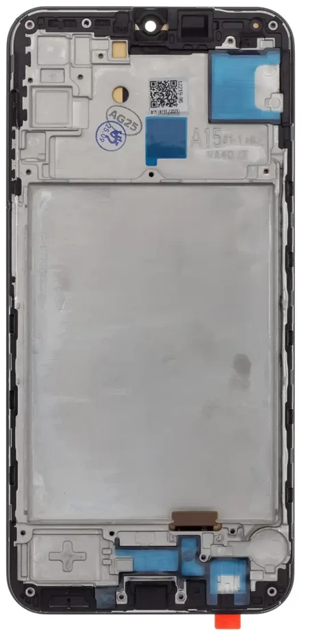 For_Samsung LCD display + Touch Unit + Front Cover for Samsung A155/A156 Galaxy A15 4G/5G Juodas (TFT)