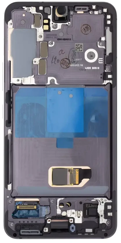 Dėklas LCD ekranas + jutiklinis blokas + priekinis dangtelis Samsung S901B Galaxy S22 Phantom Juodas (pakeitimų paketas)