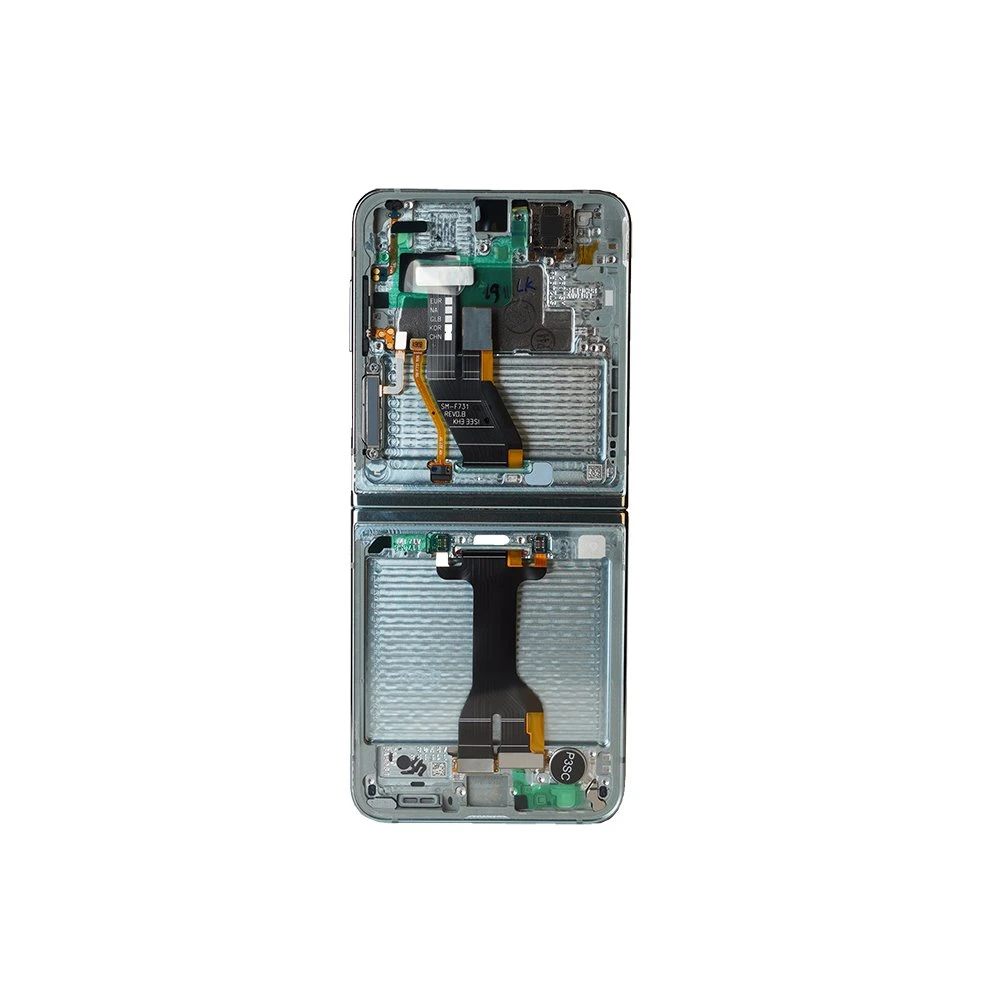 Dėklas LCD ekranas + jutiklinis blokas + priekinis dangtelis Samsung F731 Galaxy Z Flip 5 5G Mint (pakeitimų paketas)