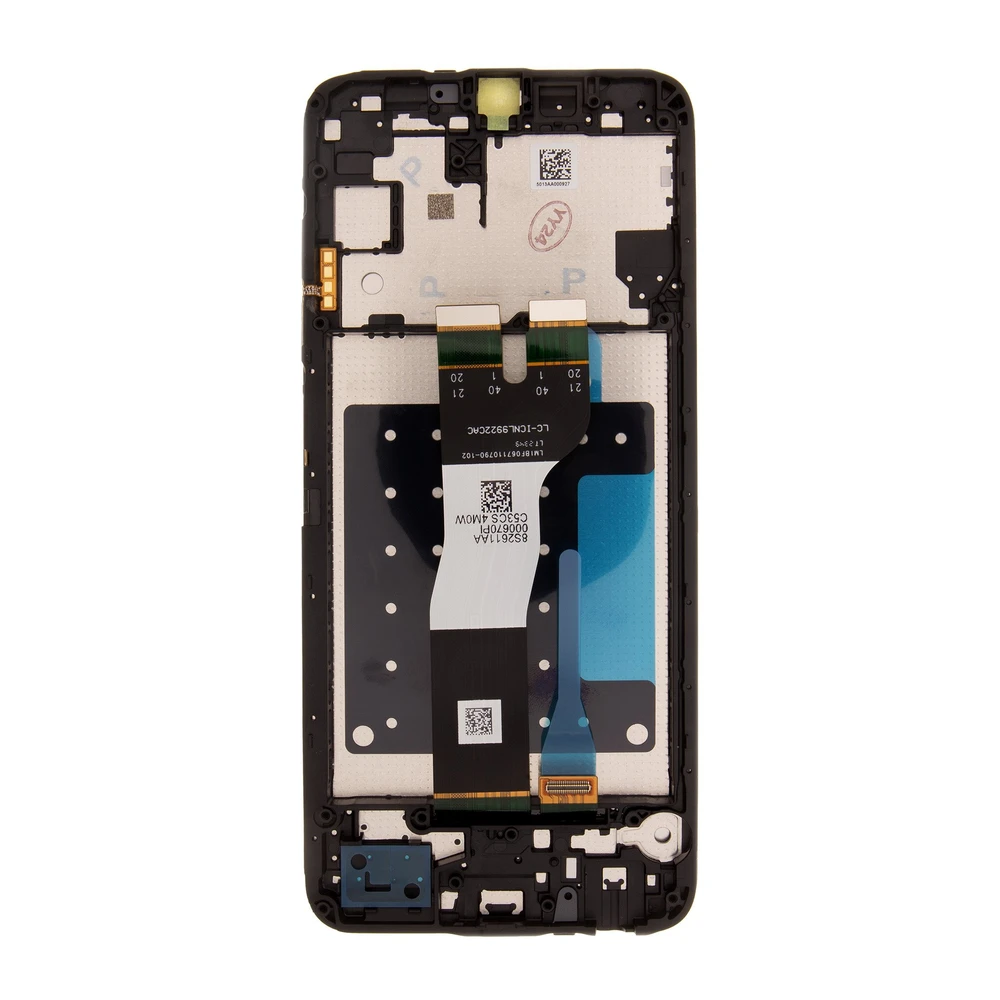 Dėklas LCD ekranas + jutiklinis blokas + priekinis dangtelis Samsung A057 Galaxy A05s Juodas (pakeitimų paketas)