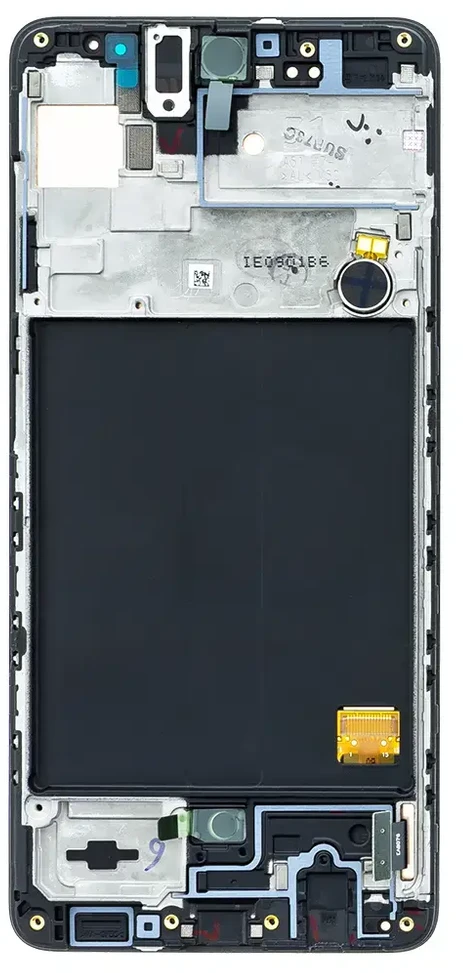 Samsung LCD Ekranas Module for Samsung Galaxy A51 A515, Juodas