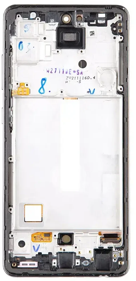 LCD ekranas + jutiklinis blokas Samsung A526/A525 Galaxy A52 Juodas (Paslaugų paketas)