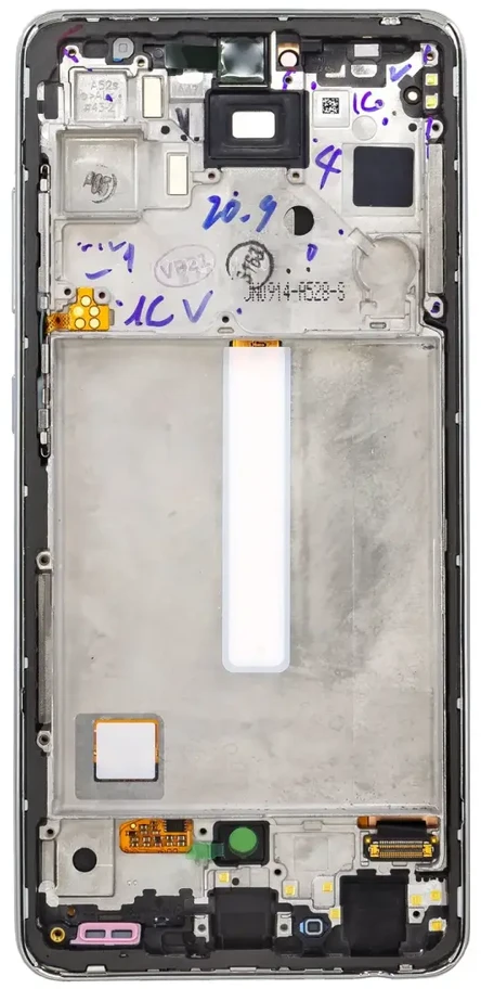 LCD ekranas + jutiklinis blokas Samsung A528B Galaxy A52s 5G Baltas (pakeitimų paketas)