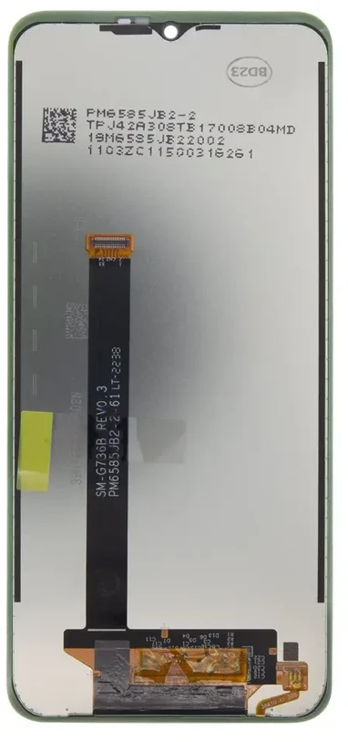 Skystųjų kristalų ekranas + jutiklinis blokas Samsung G736B Galaxy XCover 6 Pro Juodas (Paslaugų paketas)