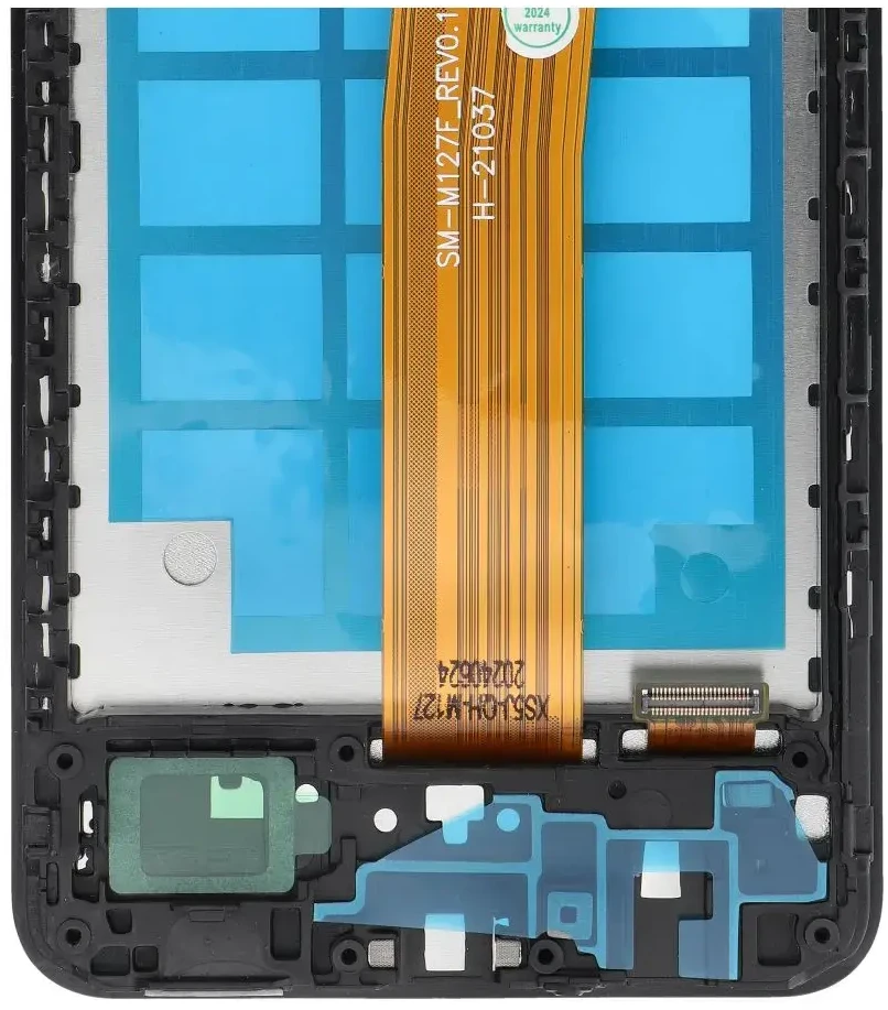 LCD ekranas SAMSUNG M12 OEM rėmeliui su komponentais
