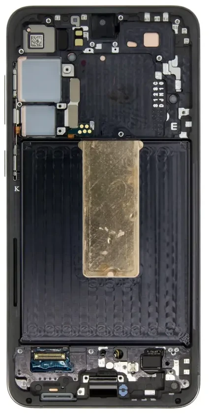 LCD ekranas + jutiklinis blokas + priekinis dangtelis Samsung S916 Galaxy S23+ Phantom Juodas (pakeitimų paketas)