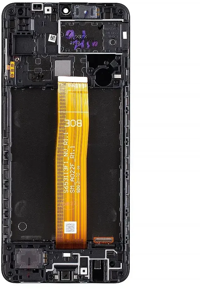 LCD ekranas + jutiklinis blokas Samsung A125F Galaxy A12 (pakeitimų paketas)
