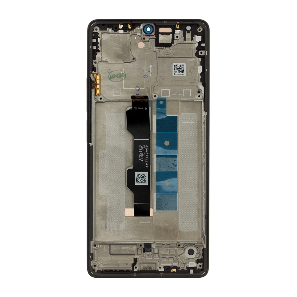 Dėklas LCD Ekranas + Touch Unit + priekinis dangtelis, skirtas Xiaomi Redmi Note 13 Pro 4G Juodas (Paslaugų paketas)