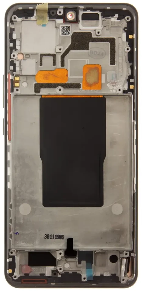 LCD Ekranas + Touch Unit + Front Cover for Xiaomi 12T/12T Pro Juodas (Service Pack)