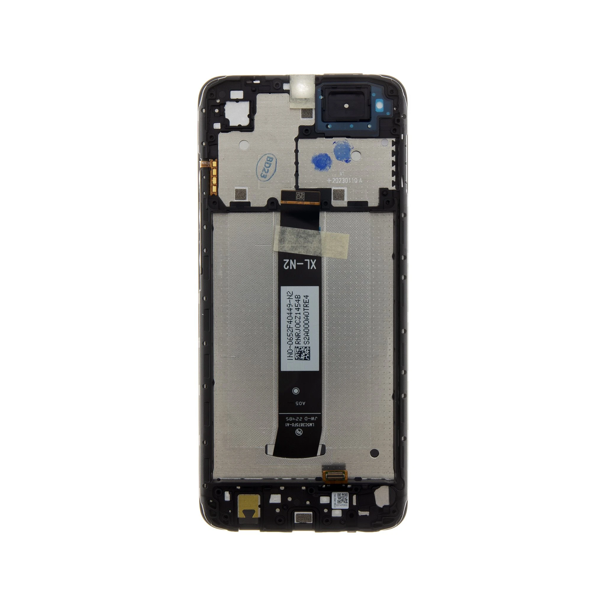 Dėklas LCD Ekranas + Touch Unit + priekinis dangtelis, skirtas Xiaomi Redmi A2/A2+ Juodas (Service Pack)
