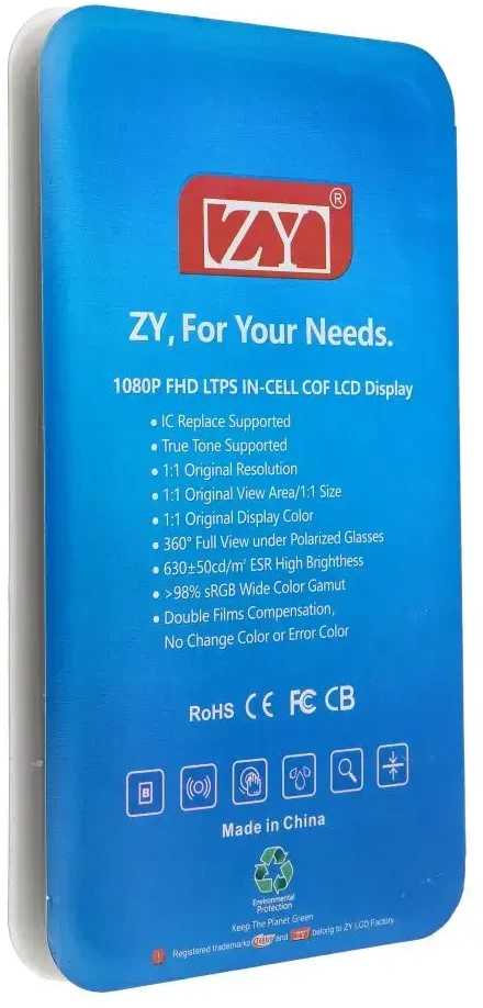 iPhone 13 Pro Max LCD ekranas su skaitmeniniu keitikliu, juodas (ZY-LTPS), perkeliamas IC