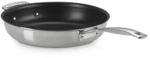 Le Creuset 3 sluoksnių nerūdijančio plieno keptuvė su nepridegančia danga Ø28cm