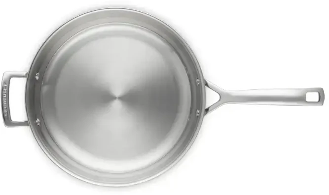 Le Creuset 3 sluoksnių nerūdijančio plieno keptuvė be dangos Ø28cm