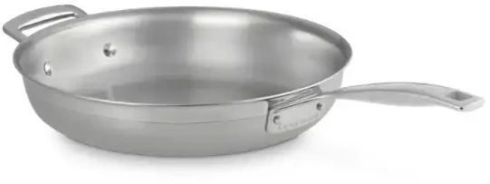 Le Creuset 3 sluoksnių nerūdijančio plieno keptuvė be dangos Ø28cm