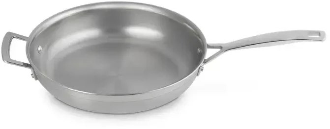 Le Creuset 3 sluoksnių nerūdijančio plieno keptuvė be dangos Ø28cm