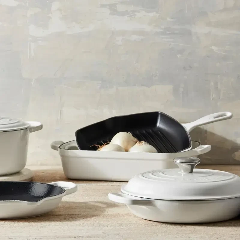 Le Creuset Čuguna grillpanna 26x26cm wht