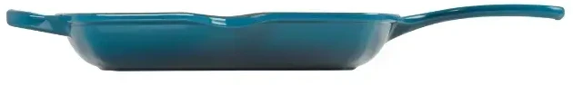 Le Creuset GRILLPFANNE QUADRATISCH SIG 26 CM DEEP TEAL
