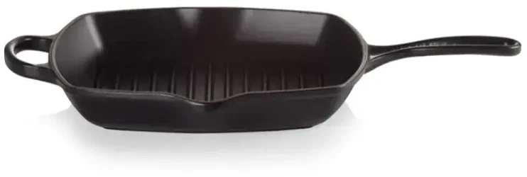 Virtuvės Indai - Le Creuset Signature Kvadratinė Keptuvė 26cm Indaplovėje Saugi Juoda