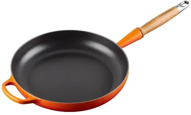 Le Creuset ketaus keptuvė su medine rankena Ø28cm