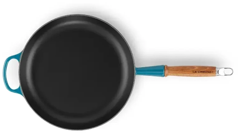 Le Creuset ketaus keptuvė su medine rankena Ø28cm