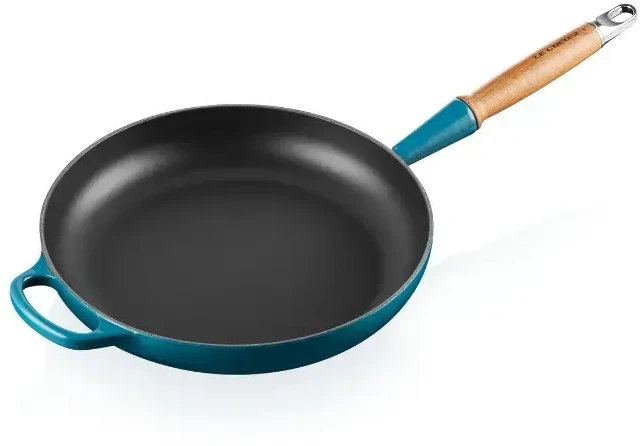 Le Creuset ketaus keptuvė su medine rankena Ø28cm