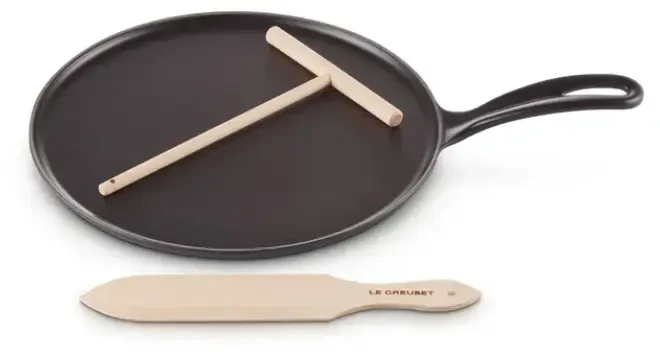 Keptuvė - Le Creuset Ketaus Blynelė 27cm Nesvylančio Paviršiaus Juoda