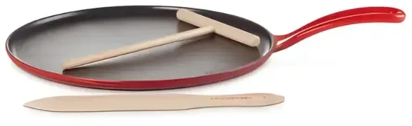 Le Creuset Ketaus blynų keptuvė Ø27cm raudona