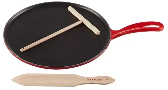 Le Creuset Ketaus blynų keptuvė Ø27cm raudona