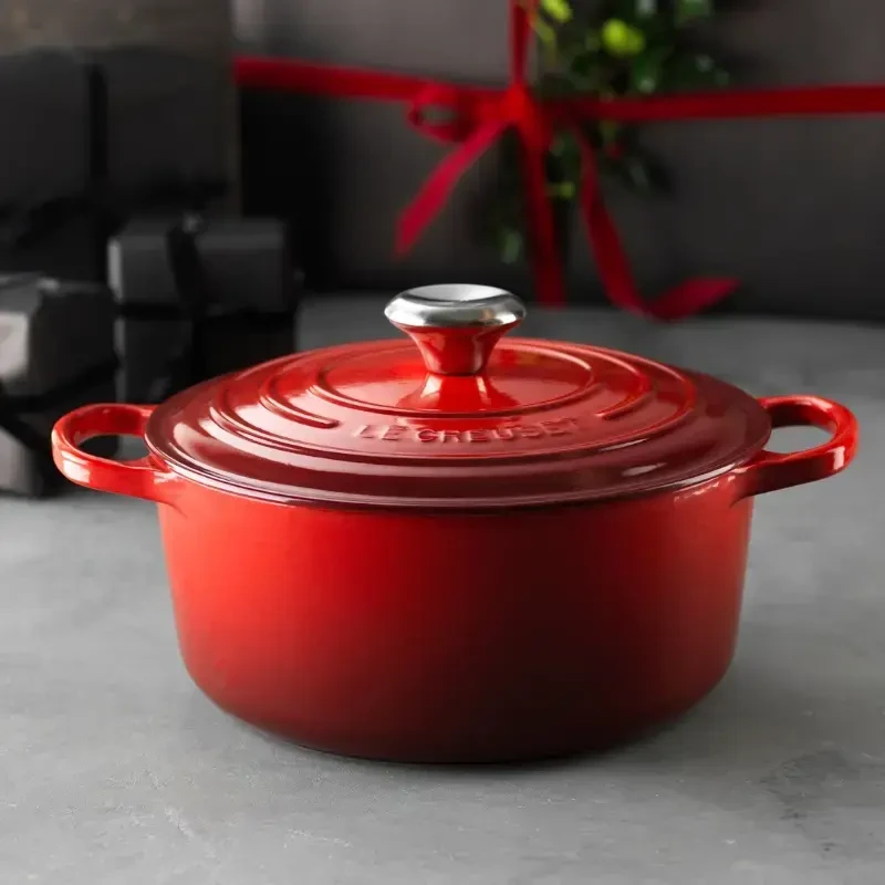 Virtuvės Indai - Le Creuset Signature Keptuvė 24cm Apvalus Vyšninės Raudonos spalvos
