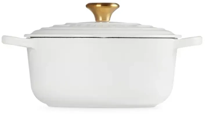 Le Creuset Cast iron puodas round Ø24cm / 4.2L baltas