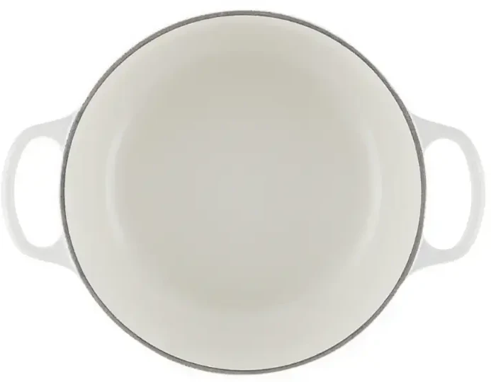 Le Creuset Cast iron puodas round Ø24cm / 4.2L baltas