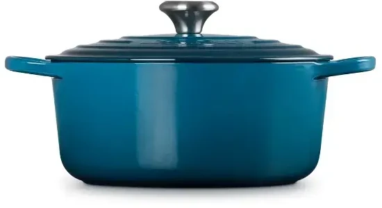Le Creuset Cast iron puodas round Ø26cm / 5,3L mėlynas