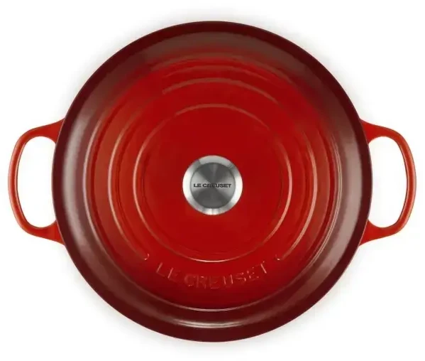 Le Creuset ketaus puodas apvalus Ø34cm / 12L raudonas