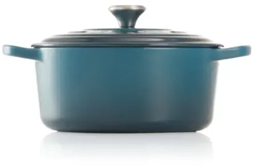 Le Creuset BRÄTER RUND SIG 24 CM DEEP TEAL
