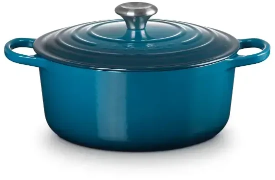 Le Creuset BRÄTER RUND SIG 24 CM DEEP TEAL