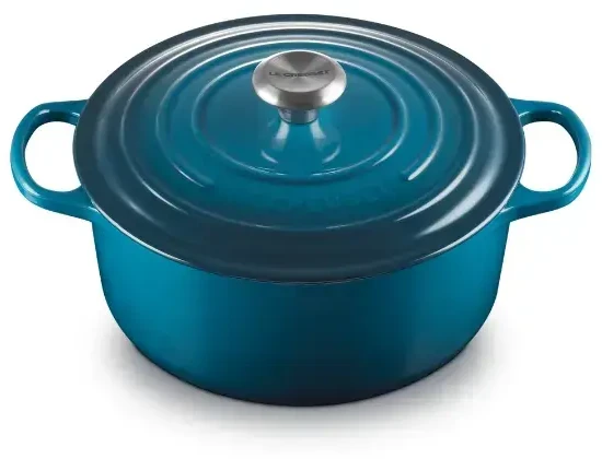 Le Creuset BRÄTER RUND SIG 24 CM DEEP TEAL